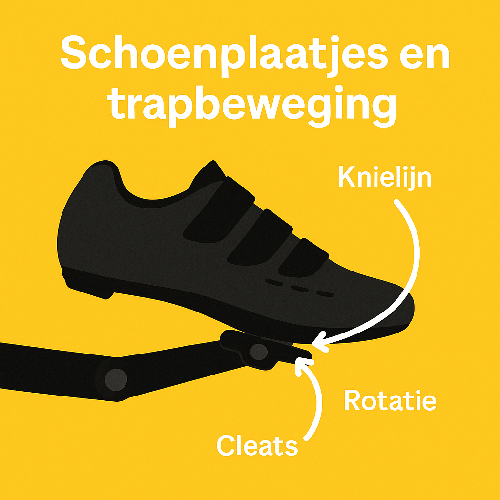 Voetboogondersteuning en cleats voor stabiele schoenplaatjes-afstelling