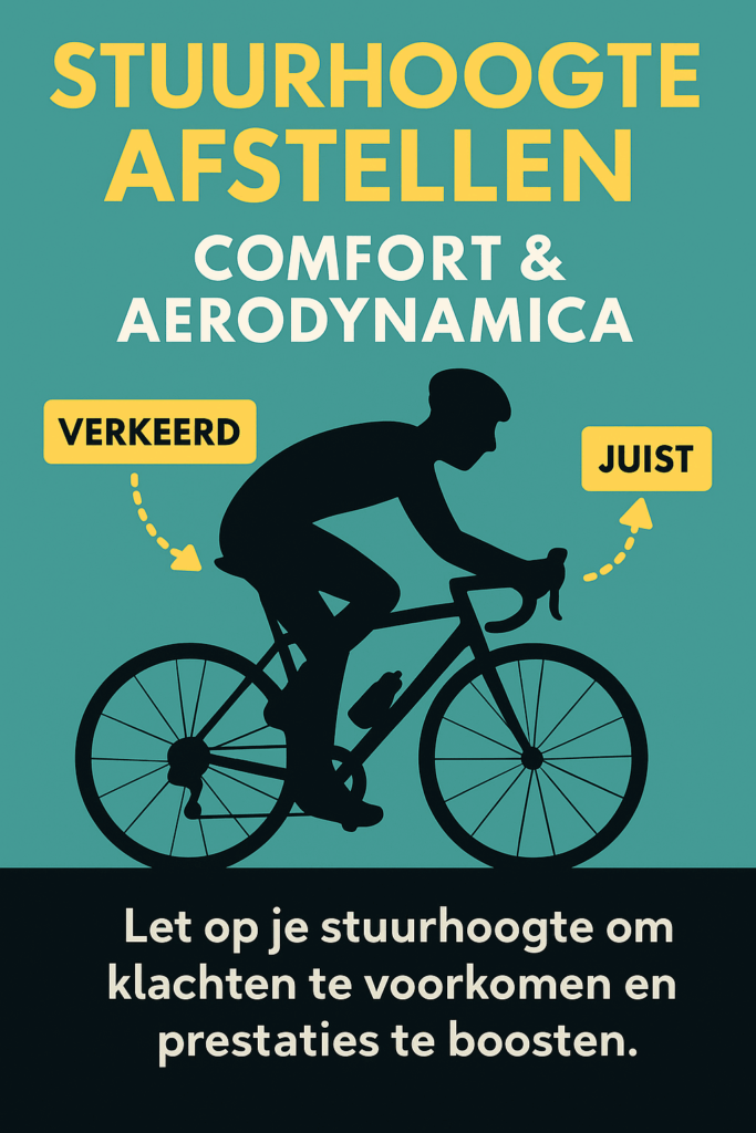 Stuurhoogte afstellen voor balans tussen comfort en aerodynamica